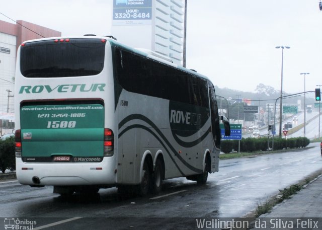 Rovetur Turismo 1500 na cidade de Cariacica, Espírito Santo, Brasil, por Wellington  da Silva Felix. Número da foto: #4505555.