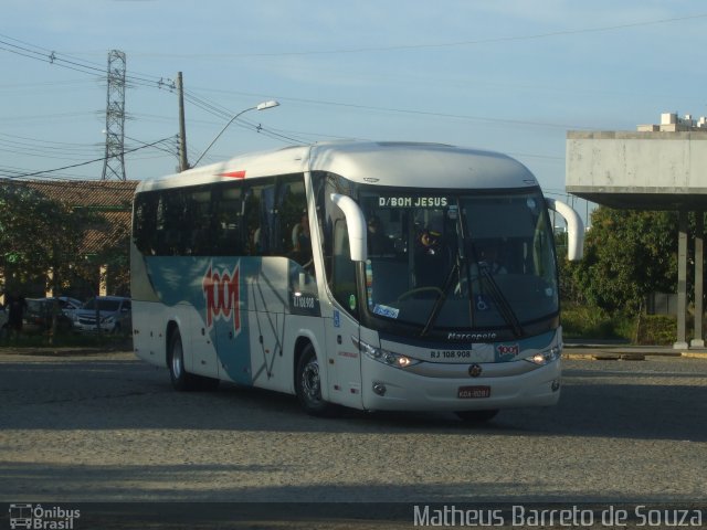 Auto Viação 1001 RJ 108.908 na cidade de Campos dos Goytacazes, Rio de Janeiro, Brasil, por Matheus Barreto de Souza. ID da foto: 4504886.