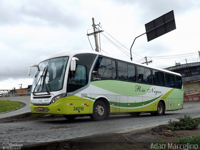 Rio Negro Fretamento e Turismo 34215 na cidade de Belo Horizonte, Minas Gerais, Brasil, por Adão Raimundo Marcelino. Número da foto: #4506716.