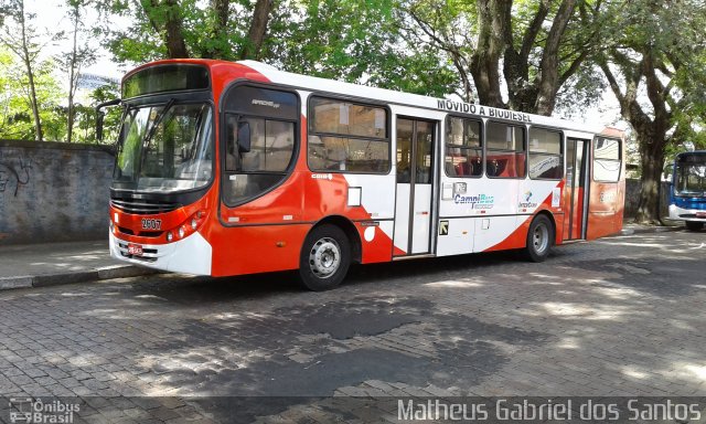 Expresso CampiBus 2607 na cidade de Campinas, São Paulo, Brasil, por Matheus Gabriel dos Santos. ID da foto: 4505385.