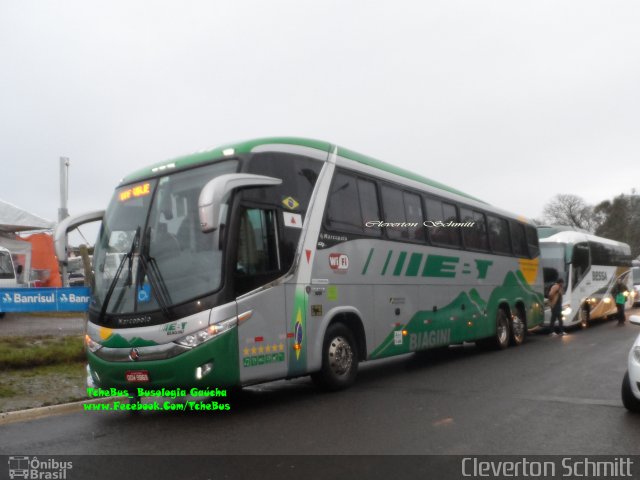 EBT - Expresso Biagini Transportes 9869 na cidade de Santa Maria, Rio Grande do Sul, Brasil, por Cleverton Schmitt. Número da foto: #4504917.