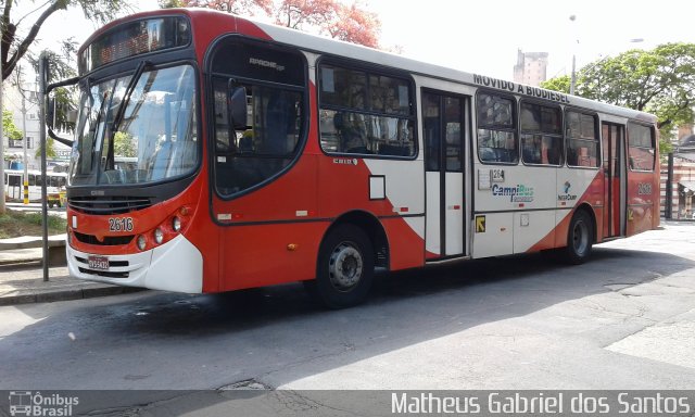 Expresso CampiBus 2616 na cidade de Campinas, São Paulo, Brasil, por Matheus Gabriel dos Santos. Número da foto: #4506745.