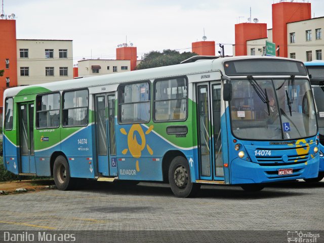 Serramar Transporte Coletivo 14074 na cidade de Serra, Espírito Santo, Brasil, por Danilo Moraes. Número da foto: #4506384.