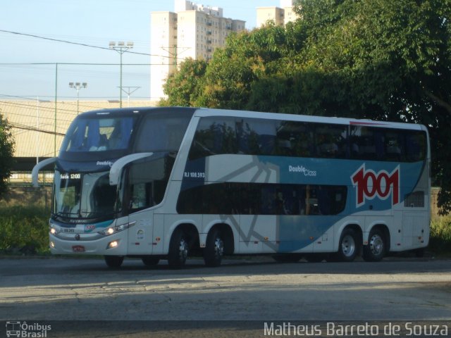 Auto Viação 1001 RJ 108.593 na cidade de Campos dos Goytacazes, Rio de Janeiro, Brasil, por Matheus Barreto de Souza. Número da foto: #4504893.