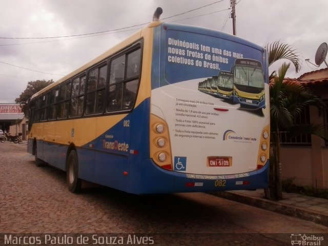 Trancid - Transporte Cidade de Divinópolis 082 na cidade de Divinópolis, Minas Gerais, Brasil, por Marcos Paulo de Souza Alves. Número da foto: #4506541.