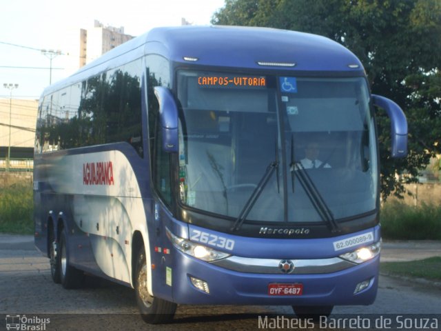 Viação Águia Branca 26230 na cidade de Campos dos Goytacazes, Rio de Janeiro, Brasil, por Matheus Barreto de Souza. Número da foto: #4506086.