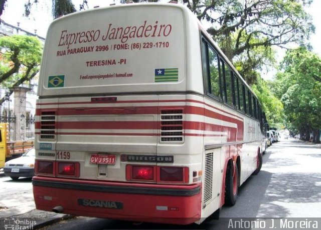 Expresso Jangadeiro 1159 na cidade de Rio de Janeiro, Rio de Janeiro, Brasil, por Antonio J. Moreira. Número da foto: #4505830.