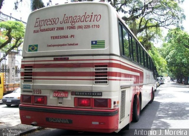 Expresso Jangadeiro 1159 na cidade de Rio de Janeiro, Rio de Janeiro, Brasil, por Antonio J. Moreira. ID da foto: 4505830.