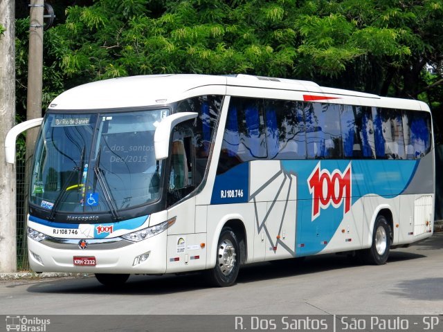 Auto Viação 1001 RJ 108.746 na cidade de São Paulo, São Paulo, Brasil, por Rafael Santos. Número da foto: #4509440.