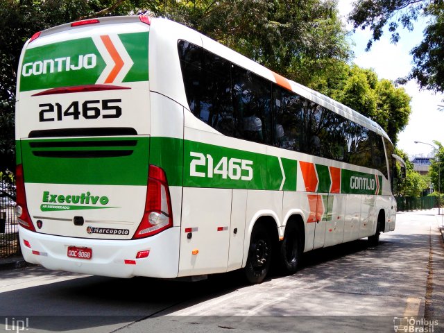 Empresa Gontijo de Transportes 21465 na cidade de São Paulo, São Paulo, Brasil, por Felipe Vitor Paixão Vieira. ID da foto: 4508250.