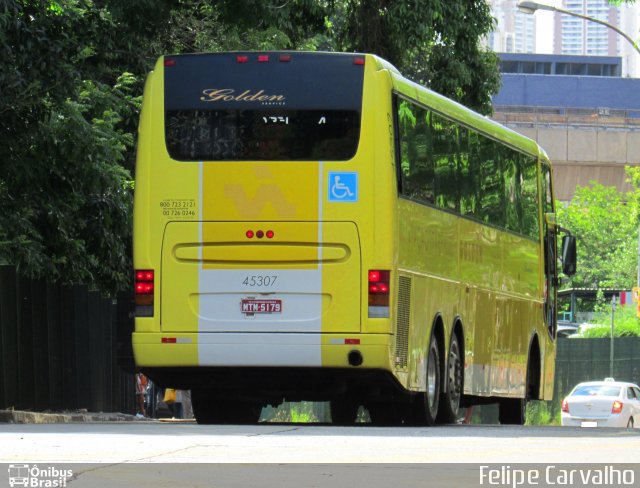 Viação Itapemirim 45307 na cidade de São Paulo, São Paulo, Brasil, por Felipe Carvalho. ID da foto: 4507562.