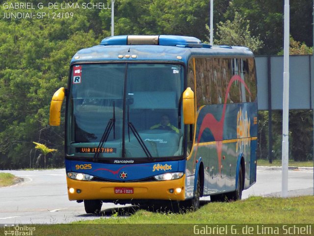 Rápido Expresso Fênix Viação 9025 na cidade de Jundiaí, São Paulo, Brasil, por Gabriel Giacomin de Lima. Número da foto: #4508991.