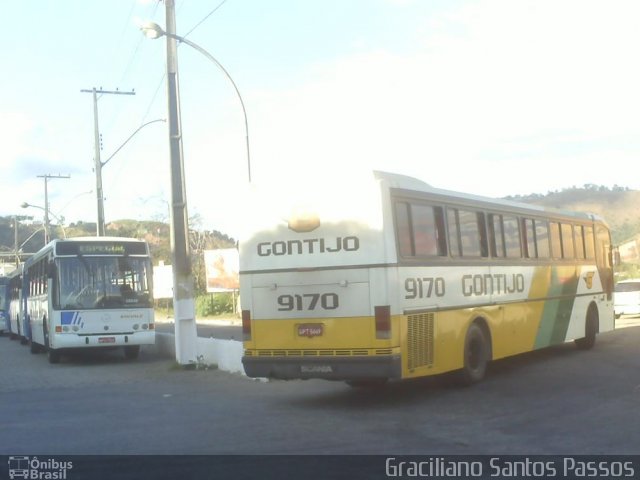 Empresa Gontijo de Transportes 9170 na cidade de Coronel Fabriciano, Minas Gerais, Brasil, por Graciliano Santos Passos. Número da foto: #4507548.