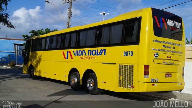 Vida Nova Turismo 9870 na cidade de Maceió, Alagoas, Brasil, por Matheus  Nascimento. Número da foto: #4507685.