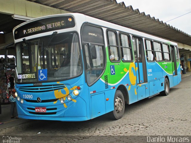 Viação Serrana 15090 na cidade de Serra, Espírito Santo, Brasil, por Danilo Moraes. Número da foto: #4509097.
