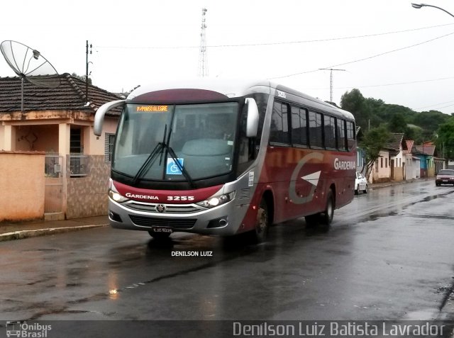 Expresso Gardenia 3255 na cidade de Cordislândia, Minas Gerais, Brasil, por Denílson Luiz Batista Lavrador . ID da foto: 4509111.