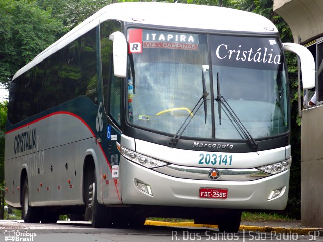 Expresso Cristália 203141 na cidade de São Paulo, São Paulo, Brasil, por Rafael Santos. ID da foto: 4509349.