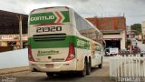 Empresa Gontijo de Transportes 21320 na cidade de Januária, Minas Gerais, Brasil, por Jardel Silva. ID da foto: :id.