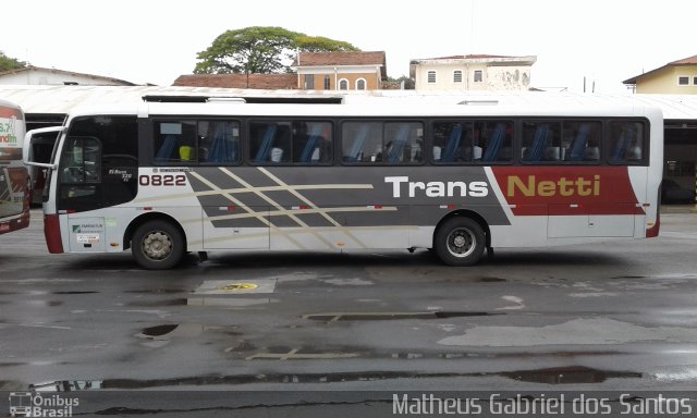 Trans Netti 0822 na cidade de Campinas, São Paulo, Brasil, por Matheus Gabriel dos Santos. Número da foto: #4510782.