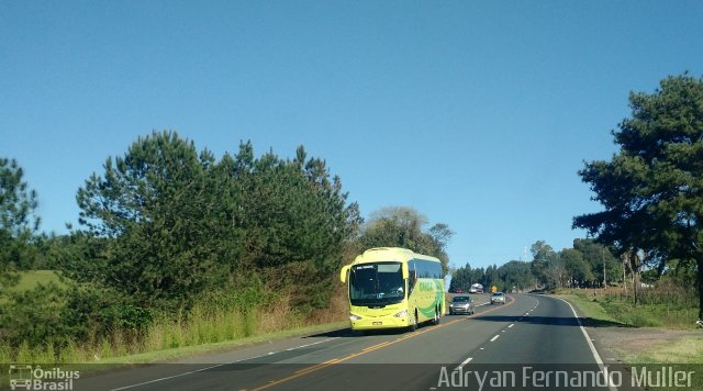 Viação Garcia 7729 na cidade de Tibagi, Paraná, Brasil, por Adryan Fernando Muller. ID da foto: 4510129.