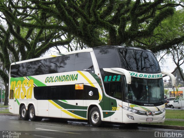 Empresa de Transporte Golondrina 20147 na cidade de Curitiba, Paraná, Brasil, por Paulo Roberto Chulis. ID da foto: 4511693.