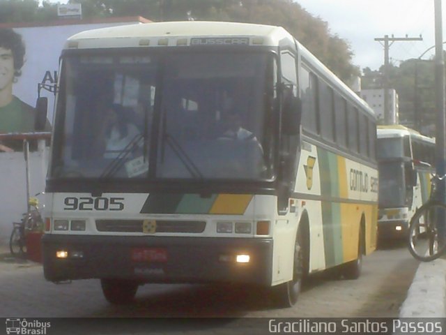 Empresa Gontijo de Transportes 9205 na cidade de Coronel Fabriciano, Minas Gerais, Brasil, por Graciliano Santos Passos. ID da foto: 4509748.