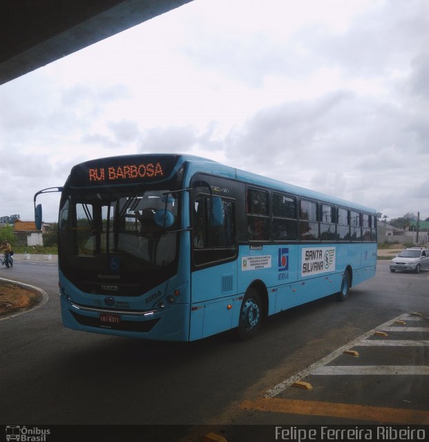 Empresa de Transportes Santa Silvana 41114 na cidade de Pelotas, Rio Grande do Sul, Brasil, por Felipe Ferreira Ribeiro. Número da foto: #4513742.