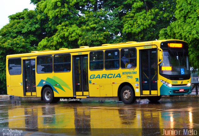 Viação Garcia 7069 na cidade de Maringá, Paraná, Brasil, por José Melo. Número da foto: #4514065.