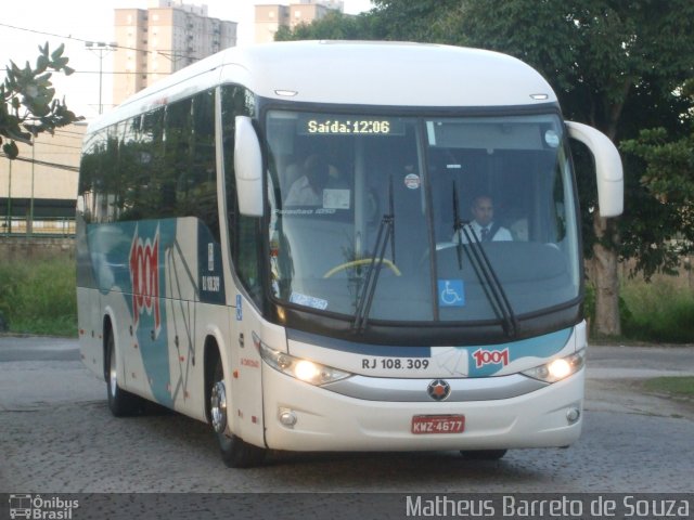 Auto Viação 1001 RJ 108.309 na cidade de Campos dos Goytacazes, Rio de Janeiro, Brasil, por Matheus Barreto de Souza. Número da foto: #4512958.