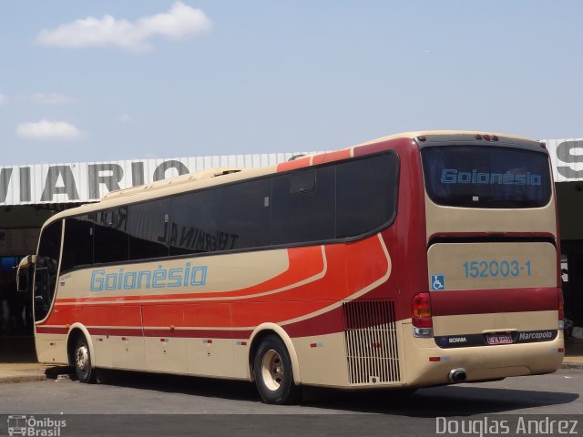 Auto Viação Goianésia 152003-1 na cidade de Goianésia, Goiás, Brasil, por Douglas Andrez. Número da foto: #4513378.
