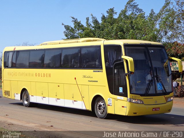 Viação Itapemirim 45813 na cidade de Gama, Distrito Federal, Brasil, por José Antônio Gama. ID da foto: 4514950.