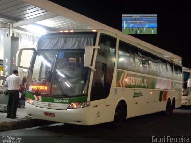 Empresa Gontijo de Transportes 20240 na cidade de Belo Horizonte, Minas Gerais, Brasil, por Fabri Ferreira. ID da foto: 4515159.