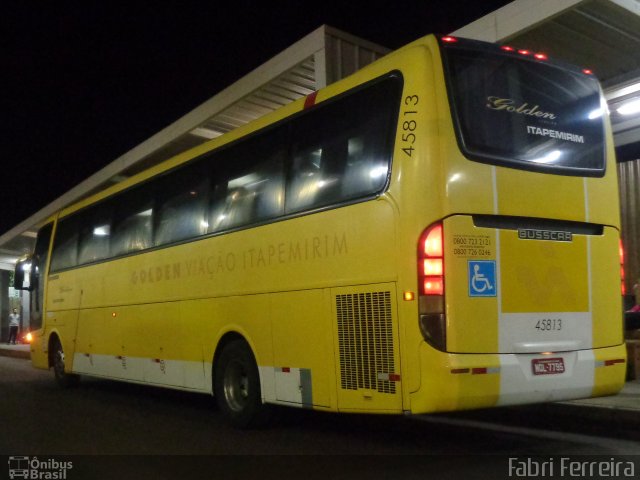 Viação Itapemirim 45813 na cidade de Belo Horizonte, Minas Gerais, Brasil, por Fabri Ferreira. ID da foto: 4515767.