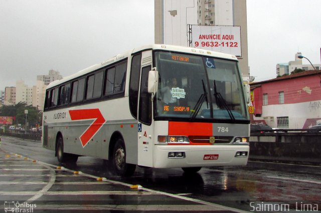 Viação Alvorada 784 na cidade de Vila Velha, Espírito Santo, Brasil, por Saimom  Lima. ID da foto: 4514636.