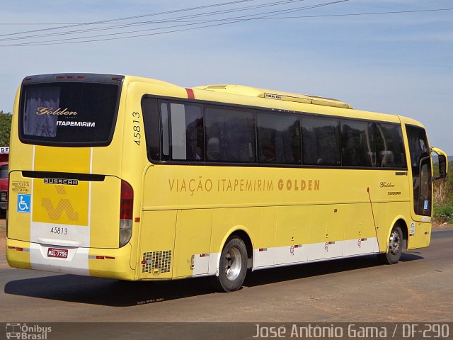 Viação Itapemirim 45813 na cidade de Gama, Distrito Federal, Brasil, por José Antônio Gama. Número da foto: #4514947.