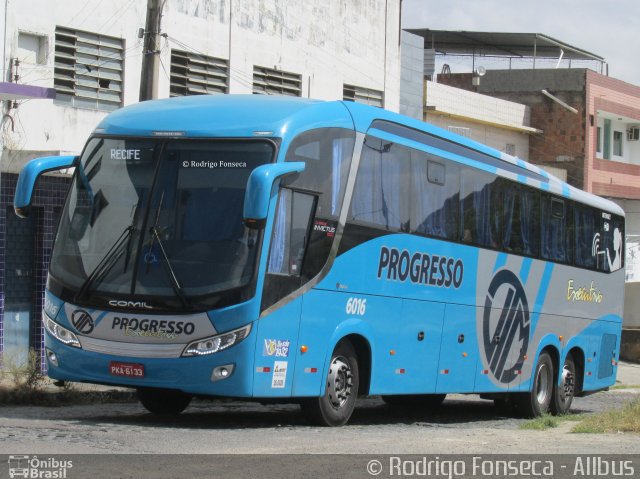 Auto Viação Progresso 6016 na cidade de Caruaru, Pernambuco, Brasil, por Rodrigo Fonseca. Número da foto: #4516138.