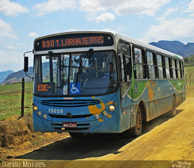 Viação Serrana 15058 na cidade de Serra, Espírito Santo, Brasil, por Danilo Moraes. ID da foto: 4517073.