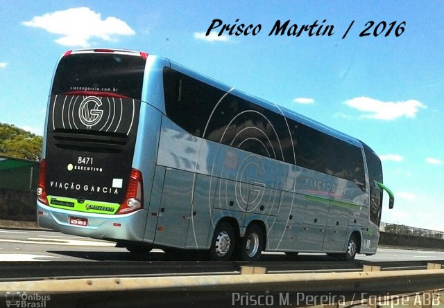 Viação Garcia 8471 na cidade de Campinas, São Paulo, Brasil, por Prisco Martin Pereira. Número da foto: #4517469.