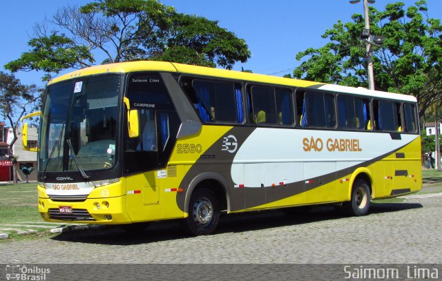 Viação São Gabriel 2560 na cidade de Vila Velha, Espírito Santo, Brasil, por Saimom  Lima. ID da foto: 4518530.