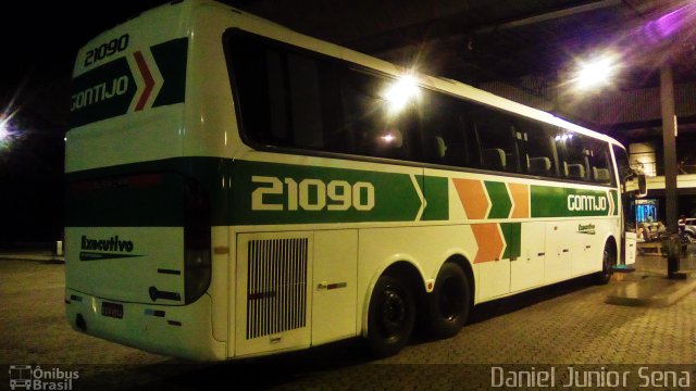 Empresa Gontijo de Transportes 21090 na cidade de Itabirito, Minas Gerais, Brasil, por Daniel Junior Sena. ID da foto: 4518914.