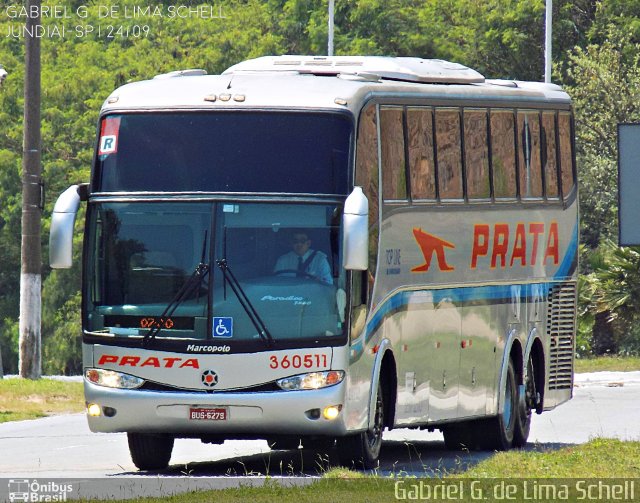 Expresso de Prata 360511 na cidade de Jundiaí, São Paulo, Brasil, por Gabriel Giacomin de Lima. ID da foto: 4518765.