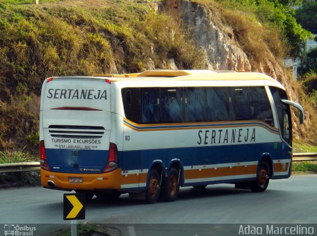 Viação Sertaneja 160 na cidade de Belo Horizonte, Minas Gerais, Brasil, por Adão Raimundo Marcelino. Número da foto: #4518557.