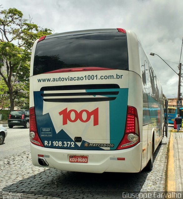 Auto Viação 1001 RJ 108.372 na cidade de Nova Friburgo, Rio de Janeiro, Brasil, por Giuseppe Carvalho. Número da foto: #4575047.