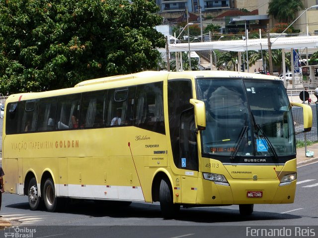 Viação Itapemirim 48113 na cidade de Ribeirão Preto, São Paulo, Brasil, por Fernando Reis. Número da foto: #4573722.