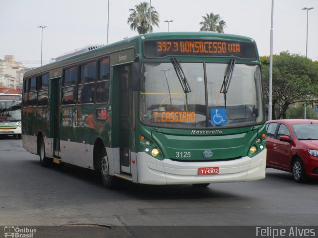 Sudeste Transportes Coletivos 3125 na cidade de Porto Alegre, Rio Grande do Sul, Brasil, por Felipe Alves. Número da foto: #4573847.