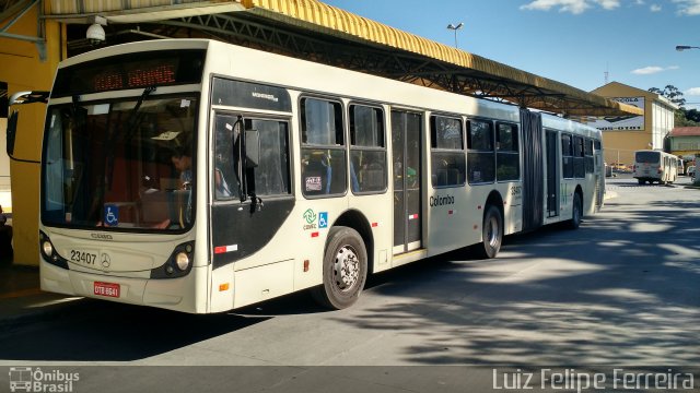 Viação Colombo 23407 na cidade de Colombo, Paraná, Brasil, por Luiz Felipe Ferreira. Número da foto: #4574045.