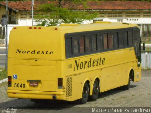 Viação Nordeste 5040 na cidade de João Pessoa, Paraíba, Brasil, por Marcelo Soares Cardoso. Número da foto: #4574514.