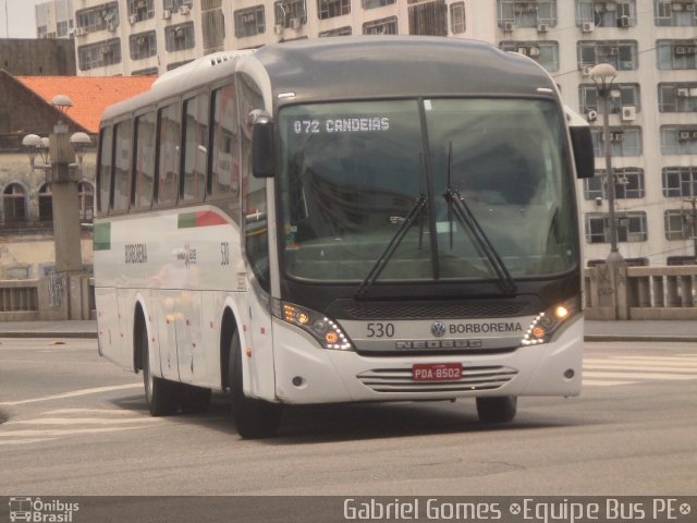 Borborema Imperial Transportes 530 na cidade de Recife, Pernambuco, Brasil, por Gabriel  Gomes. ID da foto: 4574723.