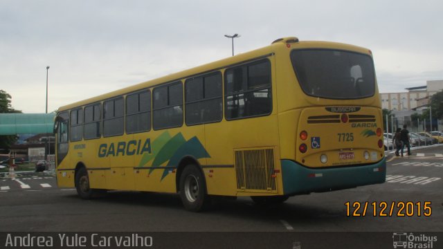 Viação Garcia 7725 na cidade de Londrina, Paraná, Brasil, por Andrea Yule Carvalho. ID da foto: 4596412.