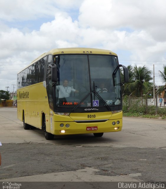Viação Nordeste 8010 na cidade de Natal, Rio Grande do Norte, Brasil, por Otavio Adalgisio. Número da foto: #4596118.
